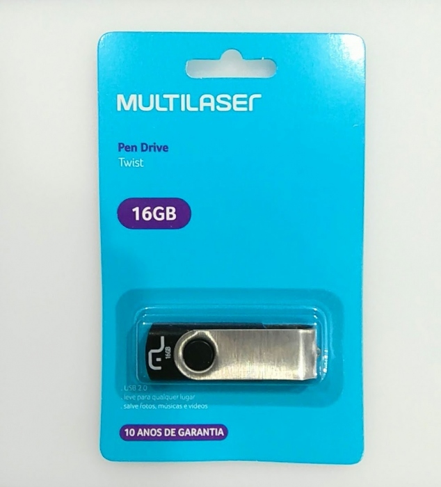 Pen Drive 16gb Multilaser