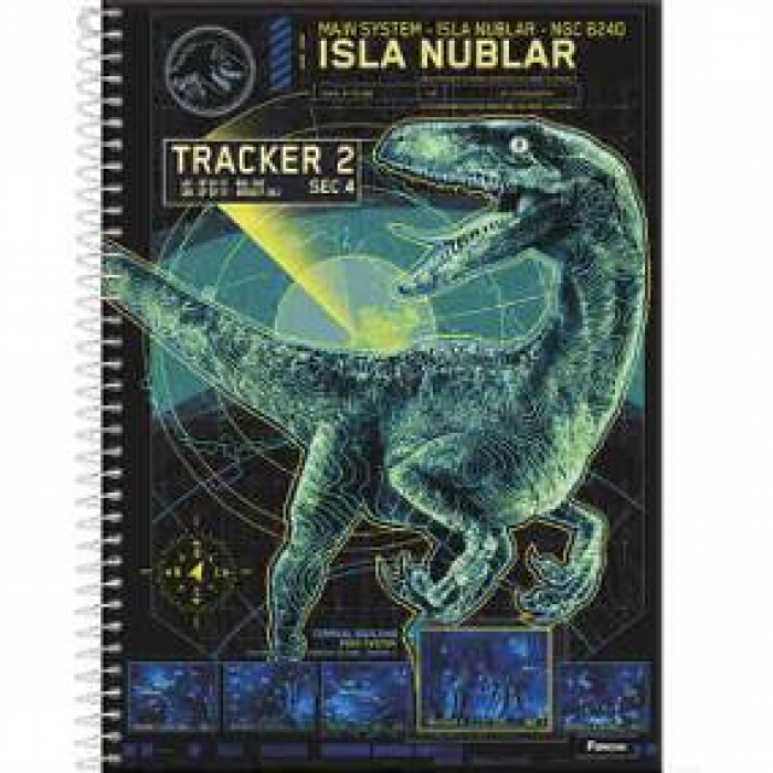 Caderno 10x1 Jurassic World